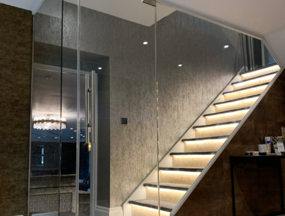 glass wall